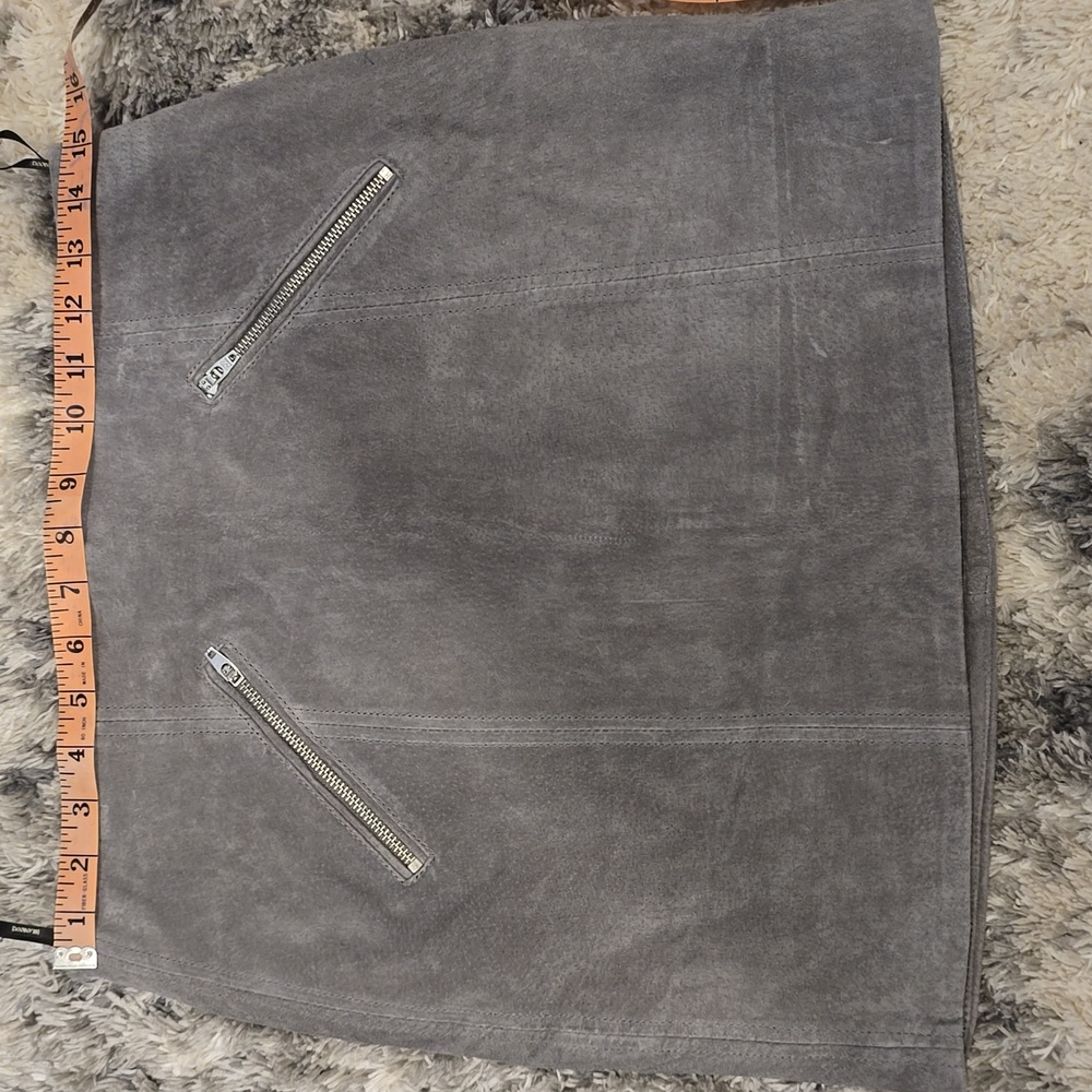 BLANKNYC Suede Leather Mini Skirt